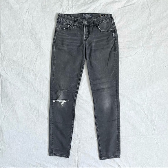 Silver Jeans Aiko High Rise Skinny Stretch - 28 - Picture 1 of 12